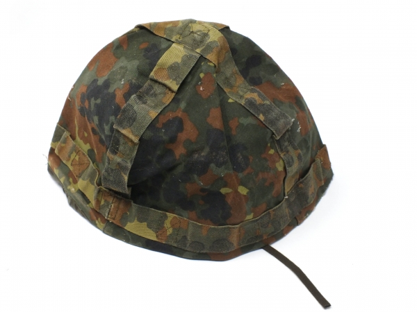 BW steel helmet cover, flecktarn